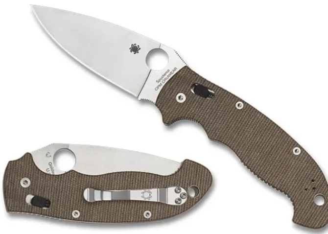 Manix® 2 XL Brown Canvas Micarta CPM CRU-WEAR
